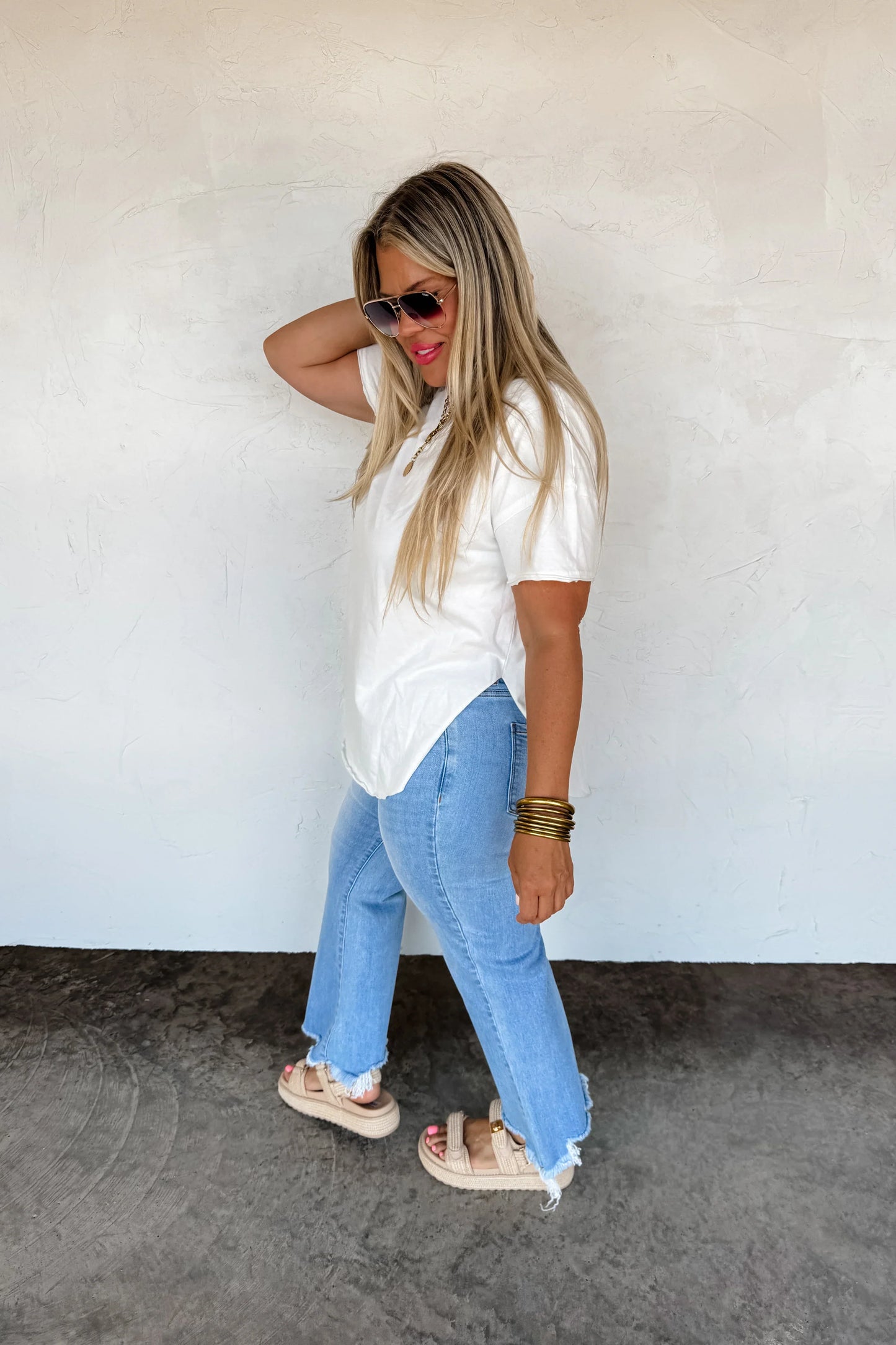 PREORDER: Joey Washed Cotton Boyfriend Tee