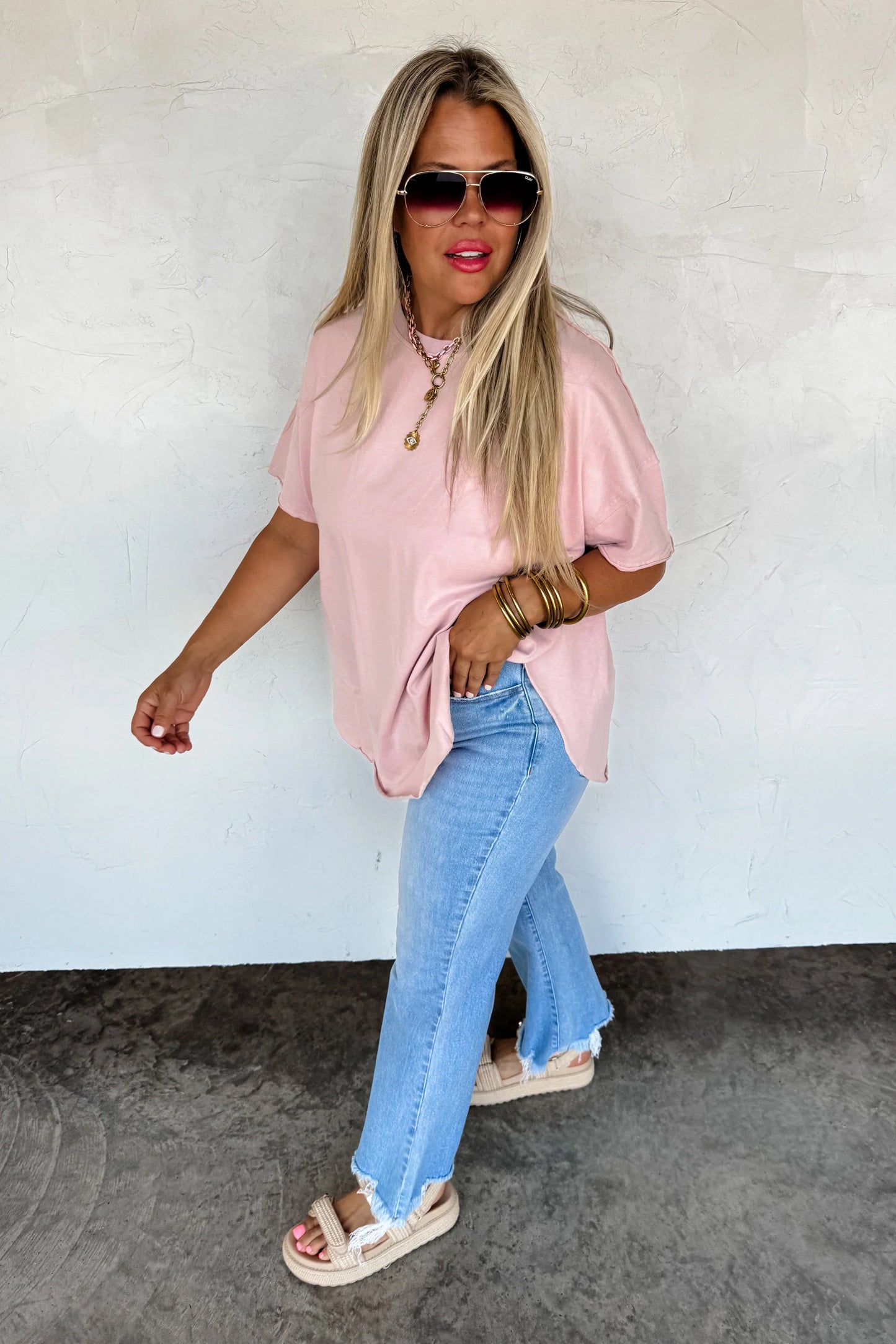 PREORDER: Joey Washed Cotton Boyfriend Tee