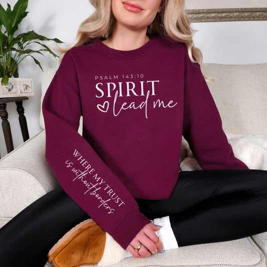 Spirit Lead Me Graphic Sweatshirt in Four Colors